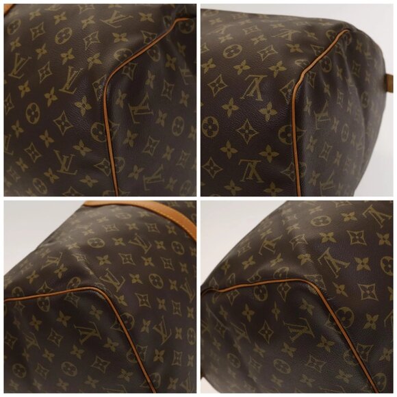 LOUIS VUITTON Monogram Keepall 55 Boston Bag M41424 LV Auth 131290 - Picture 16 of 16